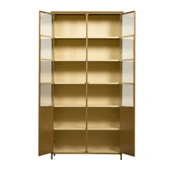 Clearance Woood EXHIBIT XL Vitrine 2 portes en métal H200cm