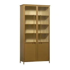 Clearance Woood EXHIBIT XL Vitrine 2 portes en métal H200cm