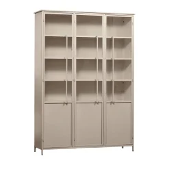 Clearance Woood EXHIBIT XL Vitrine 3 portes en métal H200cm