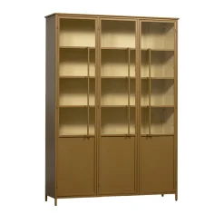 Clearance Woood EXHIBIT XL Vitrine 3 portes en métal H200cm