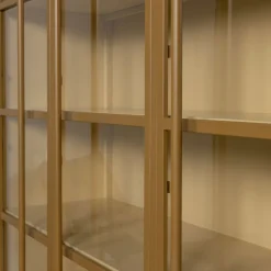 Clearance Woood EXHIBIT XL Vitrine 3 portes en métal H200cm