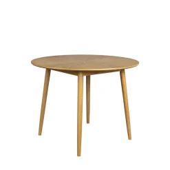 New No name FABIO Table à manger 2 personnes ronde en bois