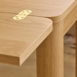 Sale Drawer FIKA Table à manger extensible 2 à 4 personnes en bois 120x45-90cm