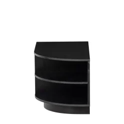 Clearance Woood FINCA Meuble TV 2 tiroirs en bois L78cm