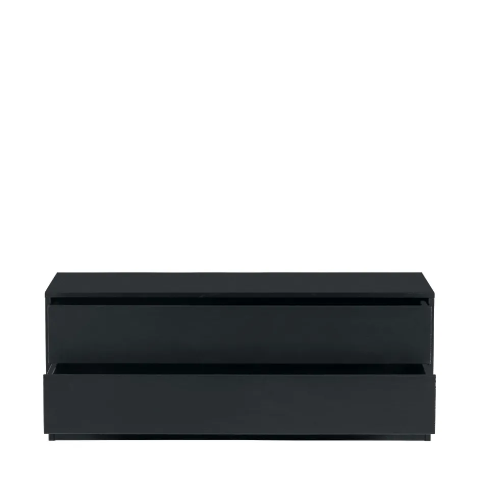 Clearance Woood FINCA Meuble TV en bois massif de pin L100cm