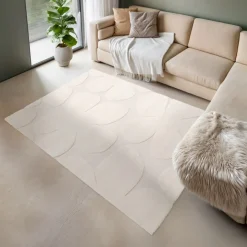 Online Drawer FLOW Tapis contemporain à motif floral en relief