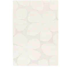Online Drawer FLOW Tapis contemporain à motif floral en relief
