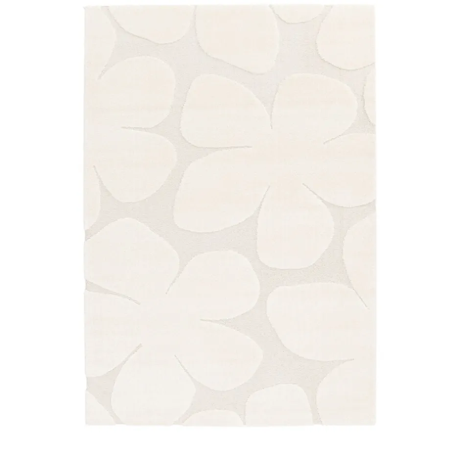 Online Drawer FLOW Tapis contemporain à motif floral en relief