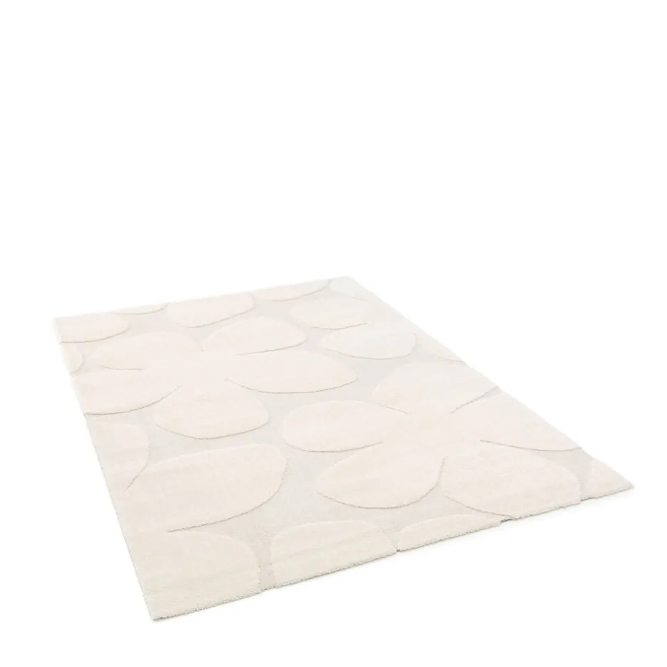 Online Drawer FLOW Tapis contemporain à motif floral en relief