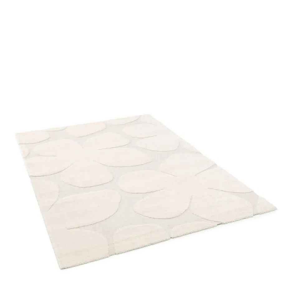Online Drawer FLOW Tapis contemporain à motif floral en relief