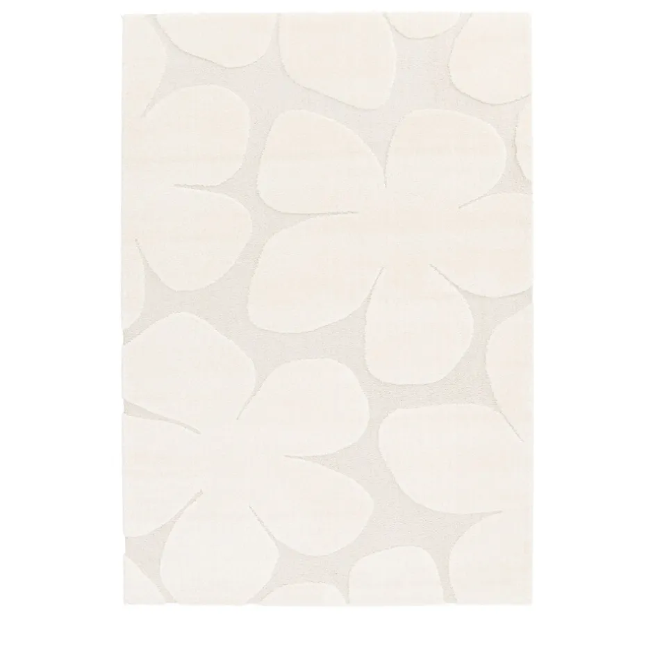 Online Drawer FLOW Tapis contemporain à motif floral en relief