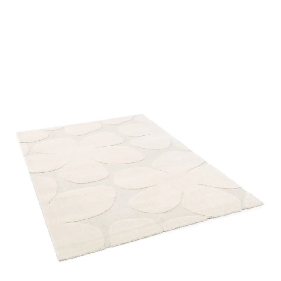 Online Drawer FLOW Tapis contemporain à motif floral en relief