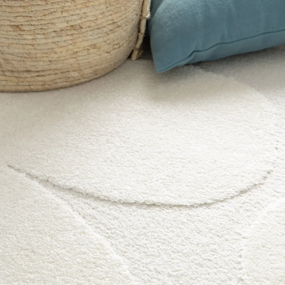 Online Drawer FLOW Tapis contemporain à motif floral en relief