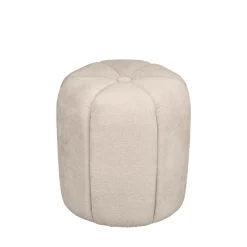 Discount Drawer FLOWER Pouf rond en tissu ø38cm