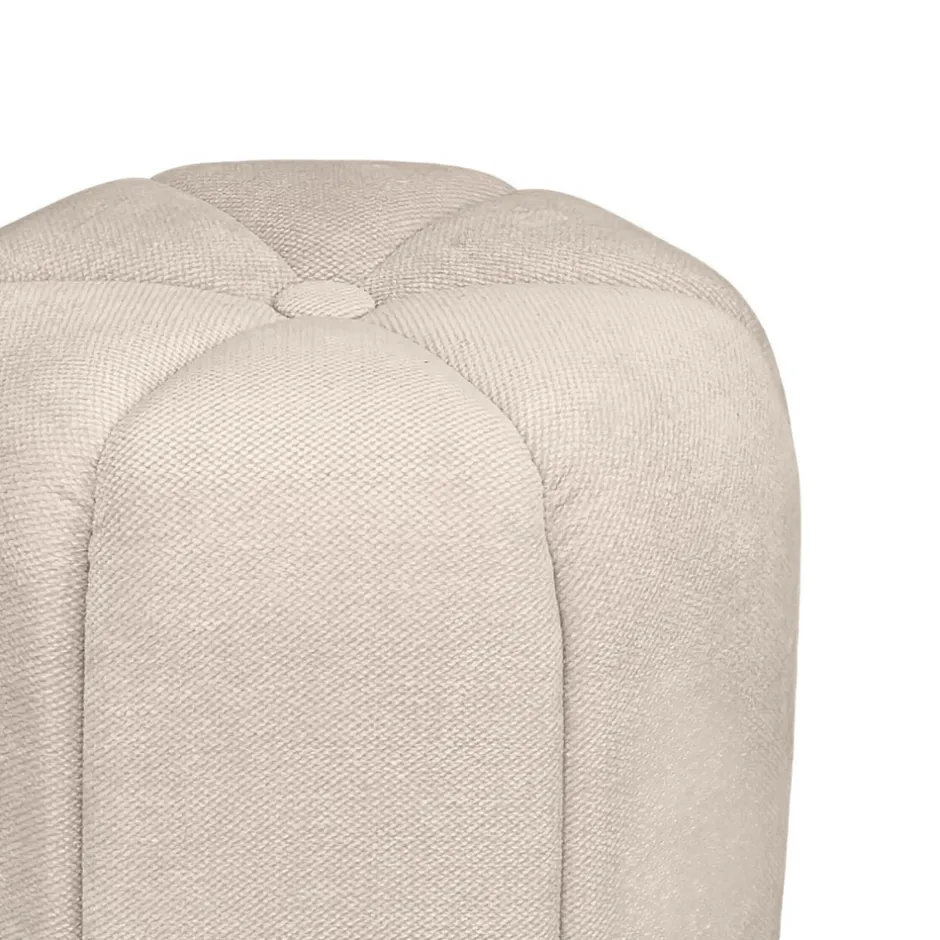 Discount Drawer FLOWER Pouf rond en tissu ø38cm