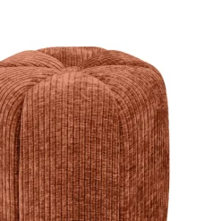 Drawer FLOWER Pouf rond en velours côtelé ø38cm