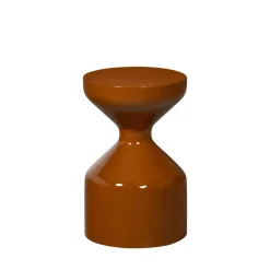 Outlet Woood FLOYD Table d'appoint ronde en métal ø30 cm