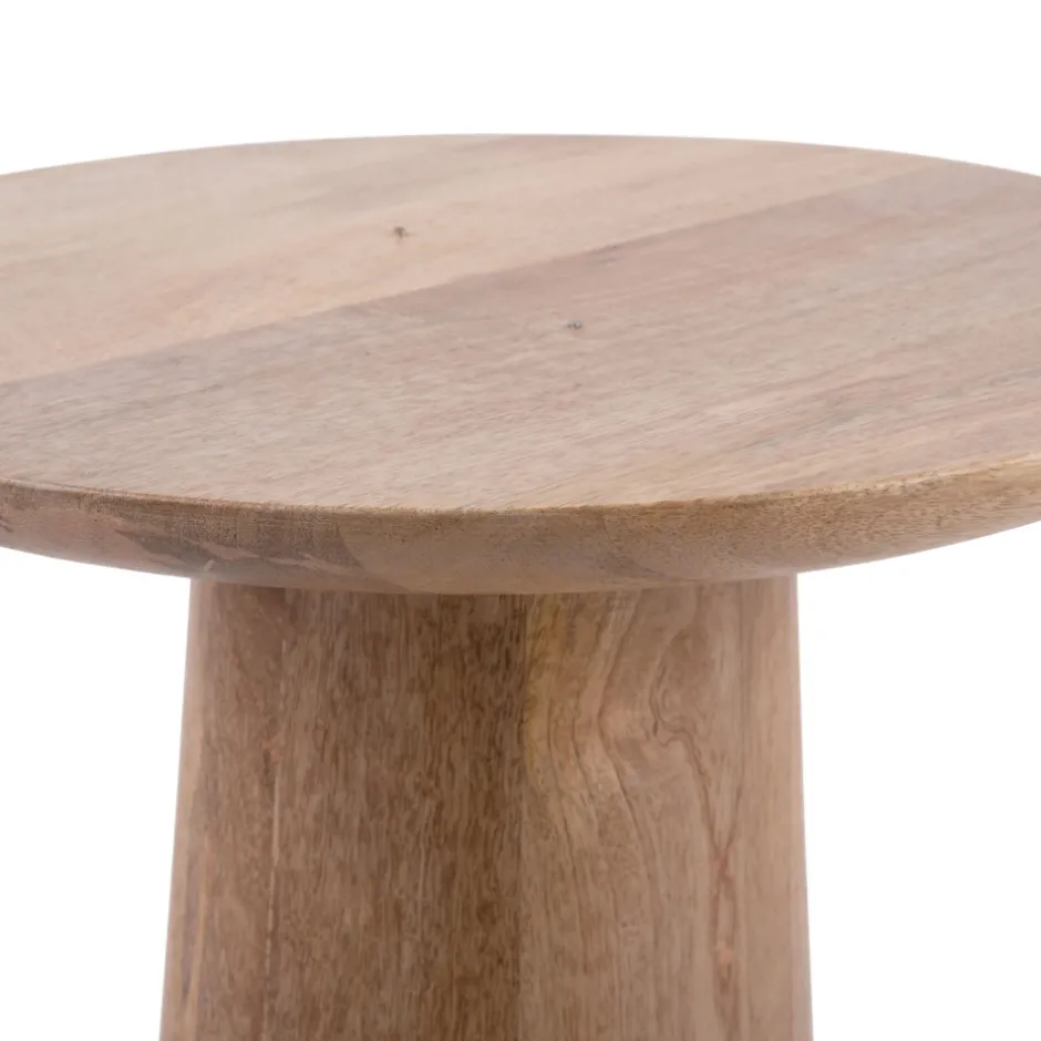 Best Leitmotiv FORCE Table d’appoint en bois de manguier ø35,5cm