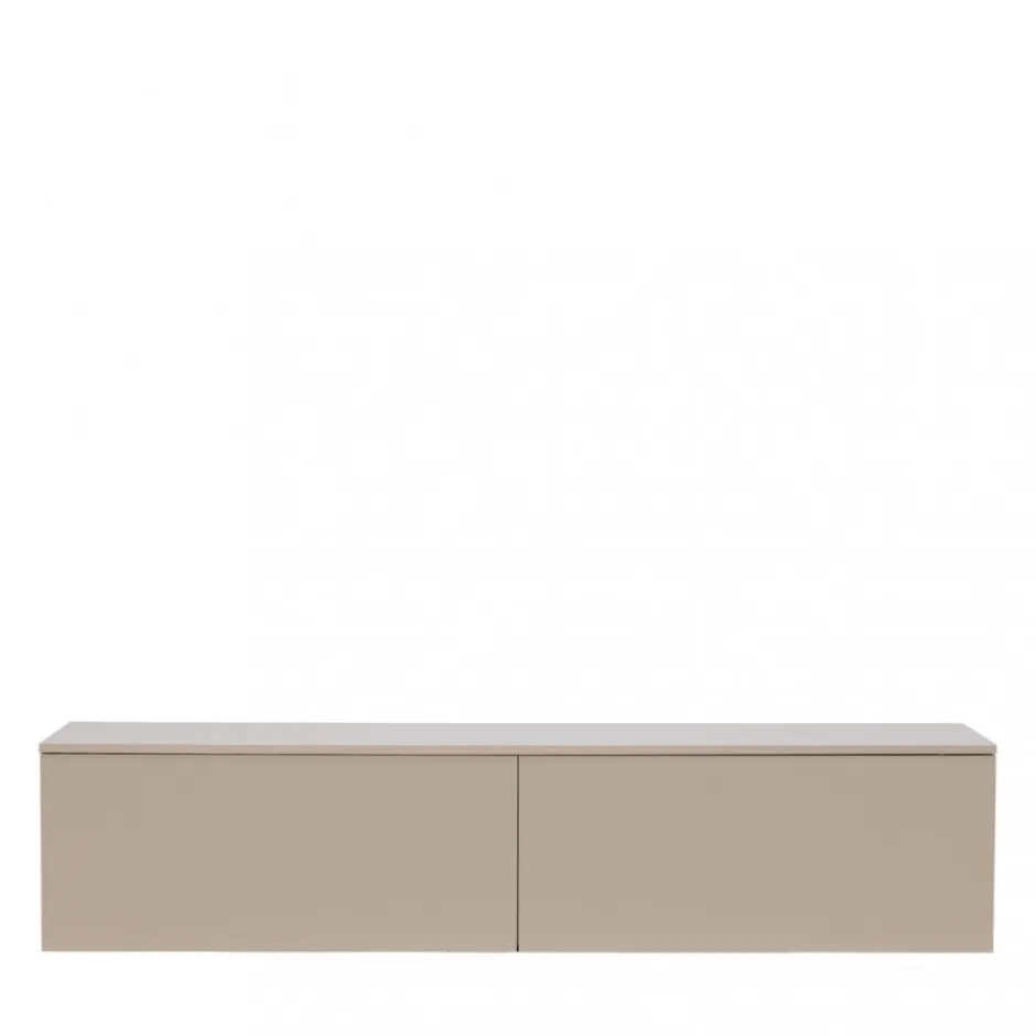 Best Venture Home FRIHAMN Meuble TV suspendu 2 tiroirs en bois L160cm