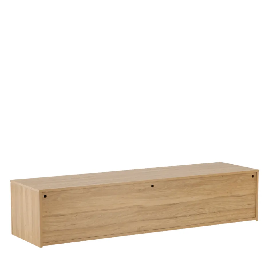 Best Venture Home FRIHAMN Meuble TV suspendu 2 tiroirs en bois L160cm