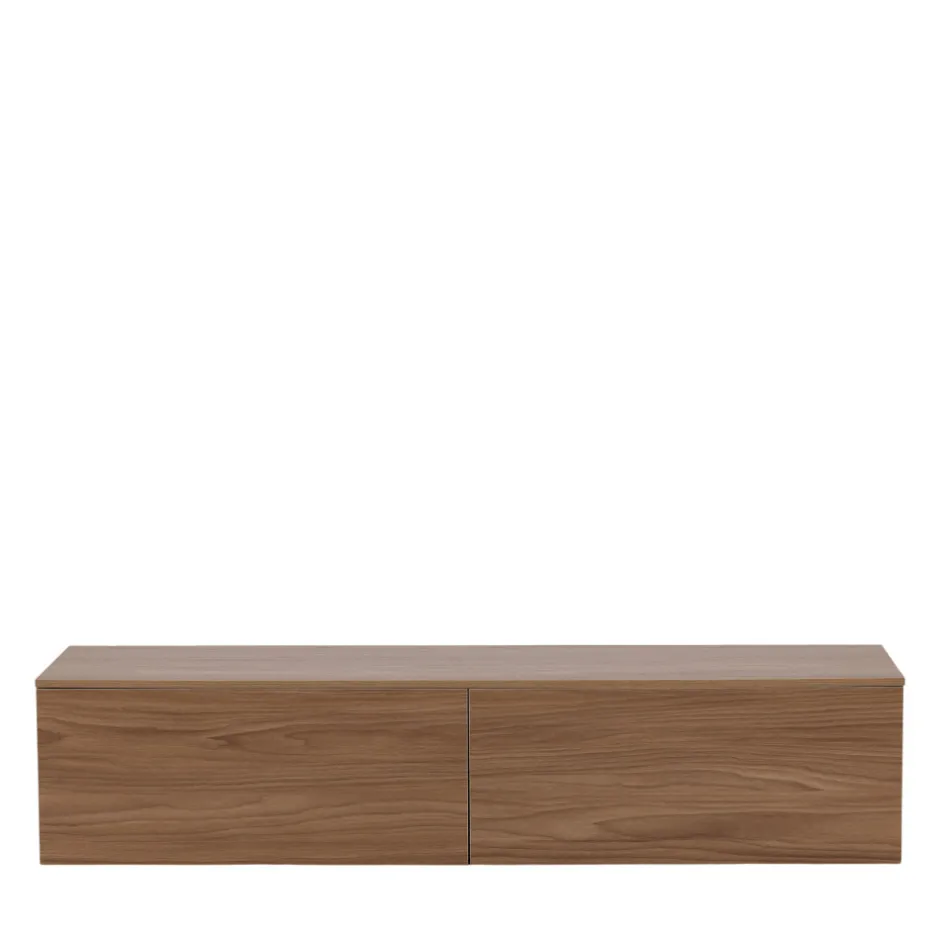 Best Venture Home FRIHAMN Meuble TV suspendu 2 tiroirs en bois L160cm