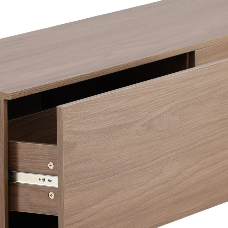 Best Venture Home FRIHAMN Meuble TV suspendu 2 tiroirs en bois L160cm