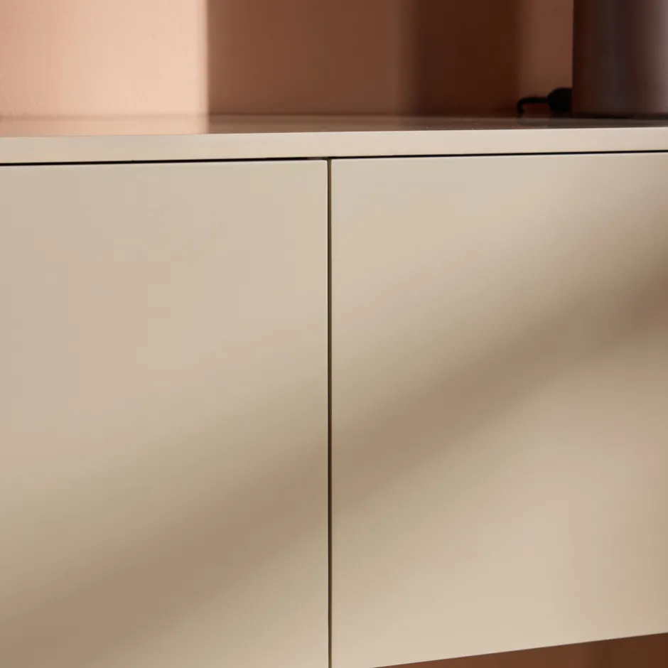 Best Venture Home FRIHAMN Meuble TV suspendu 2 tiroirs en bois L160cm
