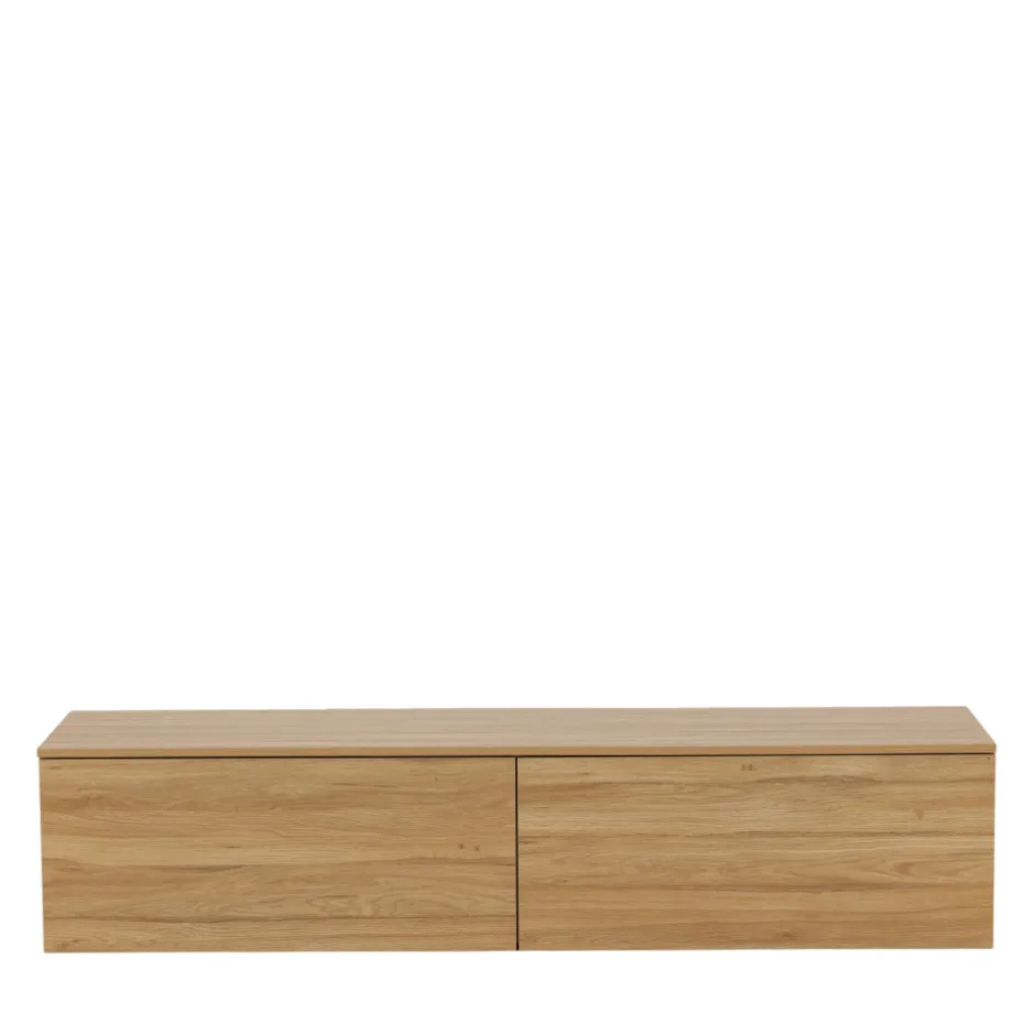 Best Venture Home FRIHAMN Meuble TV suspendu 2 tiroirs en bois L160cm
