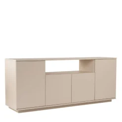 Outlet Drawer FRITZ Buffet 4 portes effet travertin L180cm