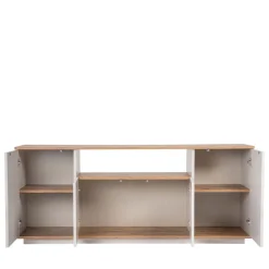 Clearance Drawer FRITZ Buffet 4 portes en bois L180cm