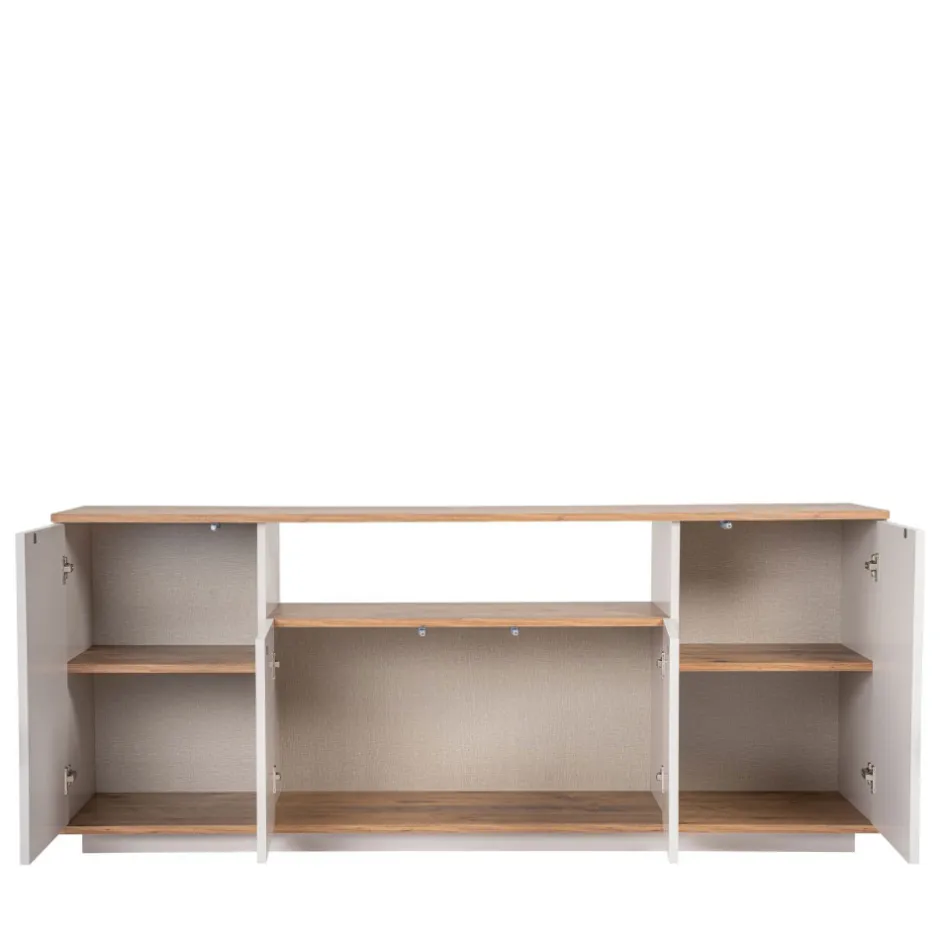 Clearance Drawer FRITZ Buffet 4 portes en bois L180cm
