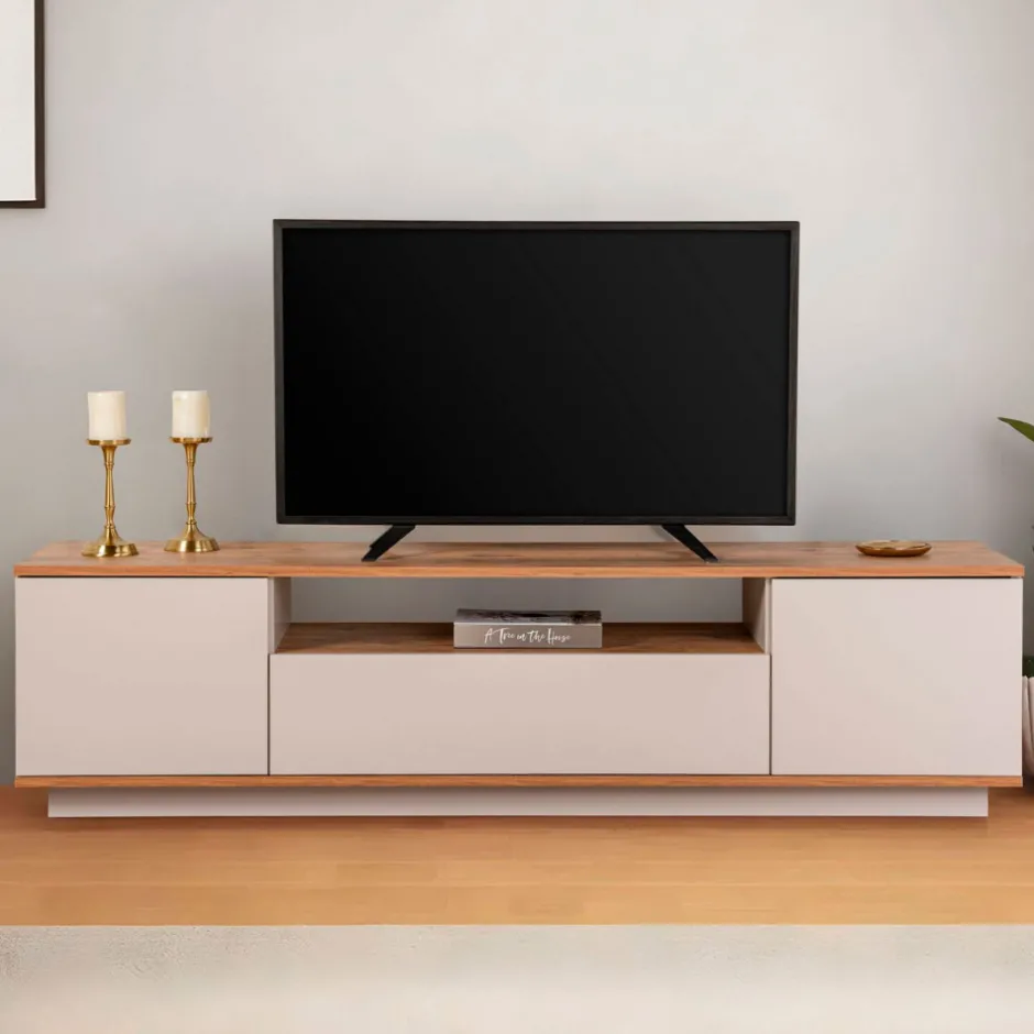 Hot Drawer FRITZ Meuble TV 3 portes en bois L180cm