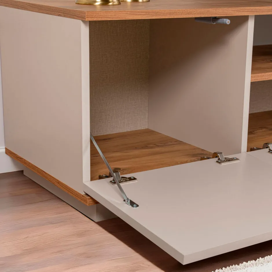 Hot Drawer FRITZ Meuble TV 3 portes en bois L180cm