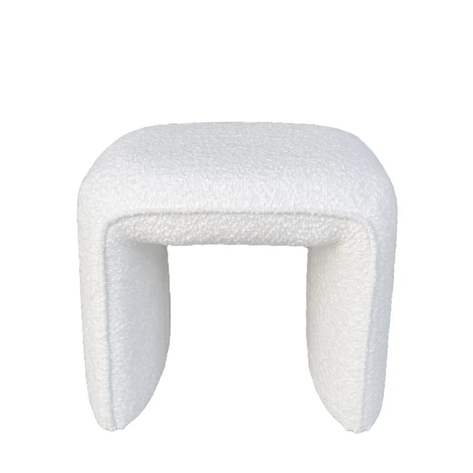 New Drawer FULL Pouf en tissu bouclette