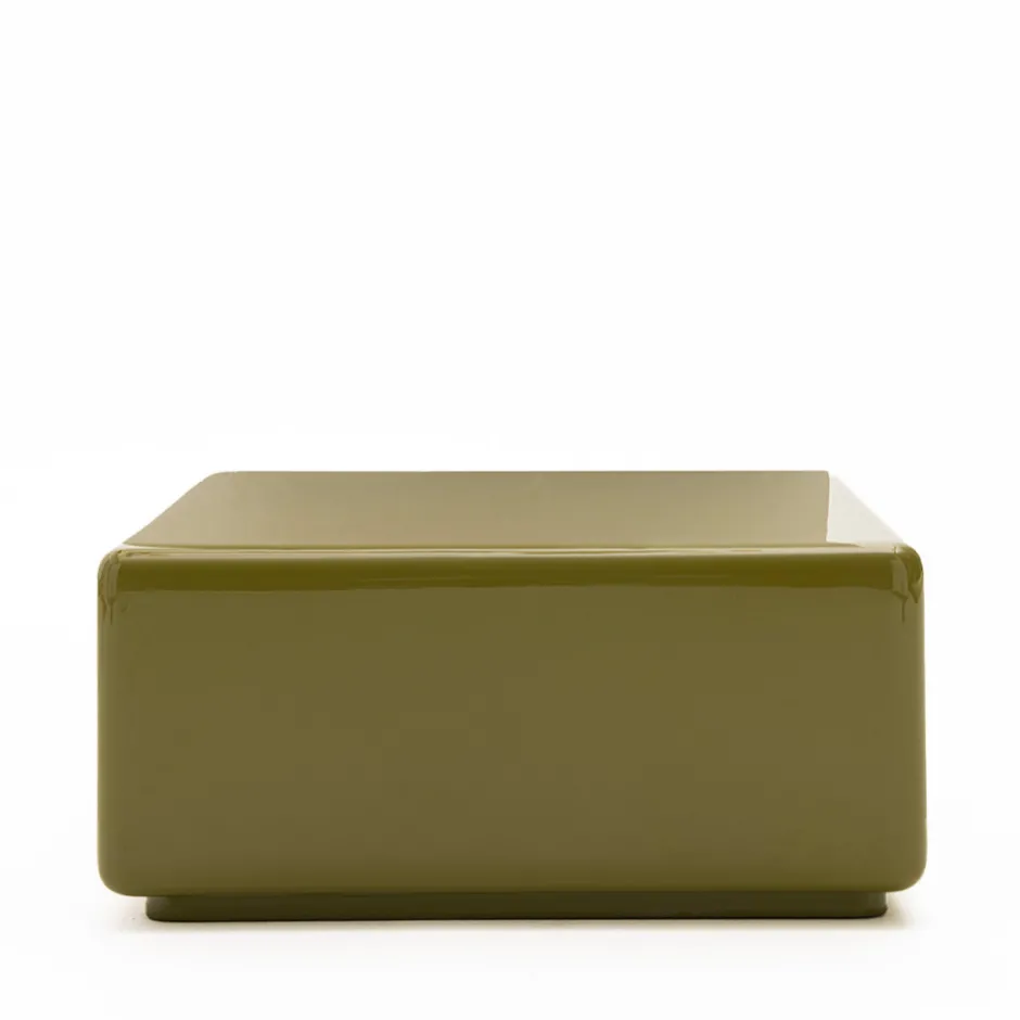 Hot Drawer GAIA Table basse carrée laquée 60x60cm