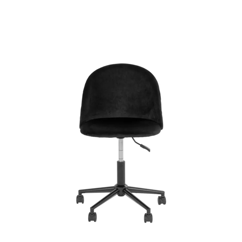 Clearance House Nordic GENEVE Chaise de bureau à roulettes en velours