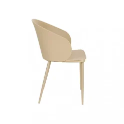 Best No name GIGI Lot de 2 chaises en résine et métal