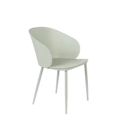 Best No name GIGI Lot de 2 chaises en résine et métal