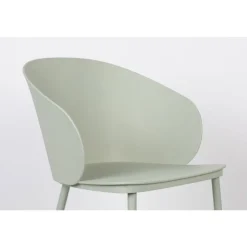 Best No name GIGI Lot de 2 chaises en résine et métal