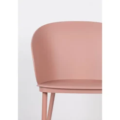 Best No name GIGI Lot de 2 chaises en résine et métal