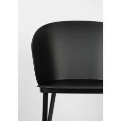 Best No name GIGI Lot de 2 chaises en résine et métal