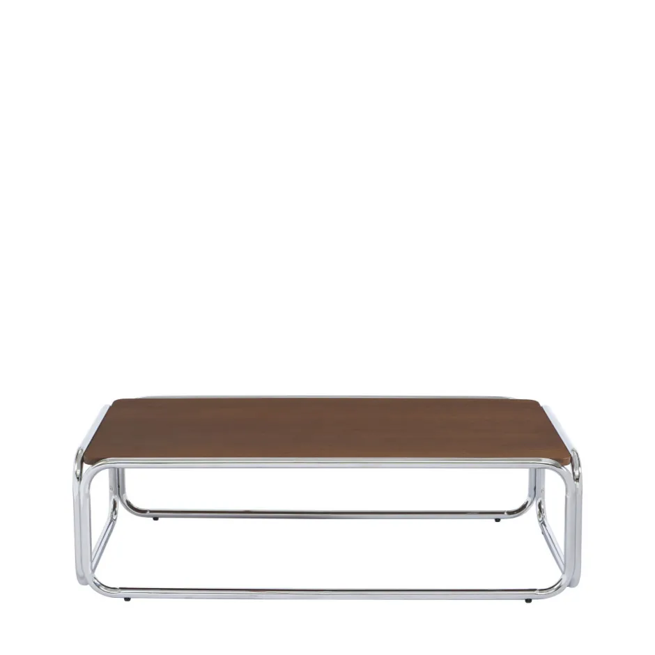 Sale No name GLISS II Table basse en bois pieds chrome