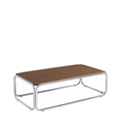 Sale No name GLISS II Table basse en bois pieds chrome