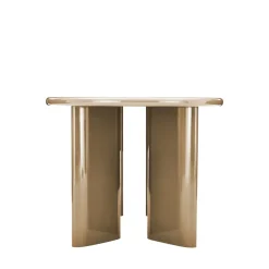 Outlet Drawer GLOSSI Table à manger 6 personnes ovale en bois laqué