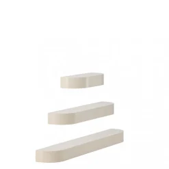 Sale Venture Home GLOW Lot de 3 étagères aux bords arrondis en bois