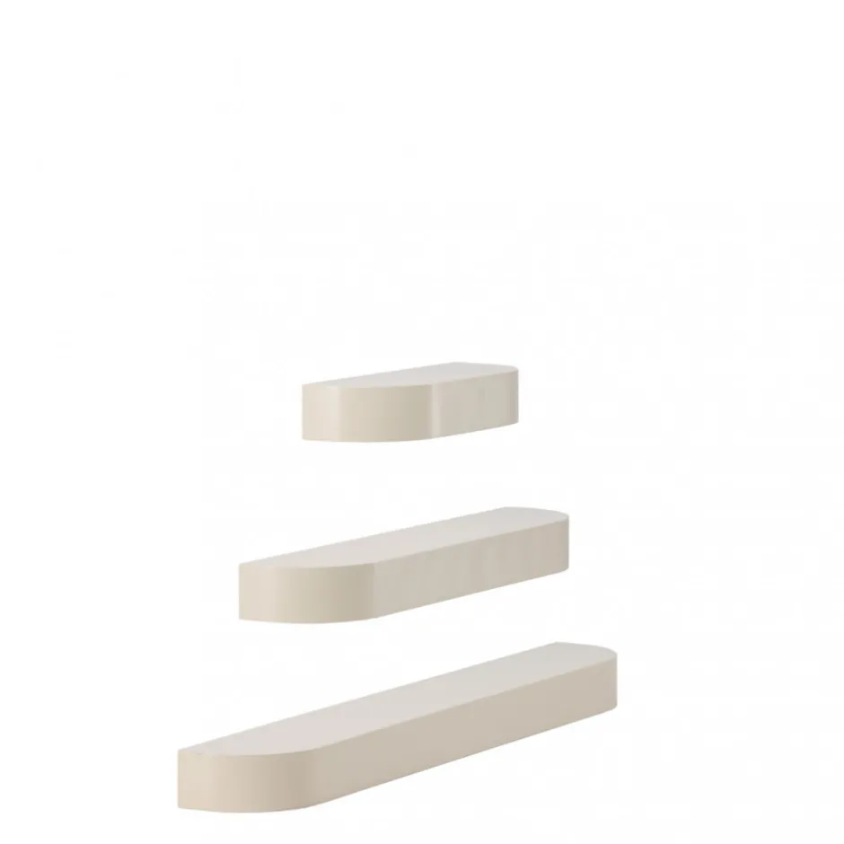 Sale Venture Home GLOW Lot de 3 étagères aux bords arrondis en bois