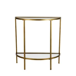 Best Woood GODDESS Console en métal et verre