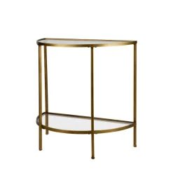 Best Woood GODDESS Console en métal et verre