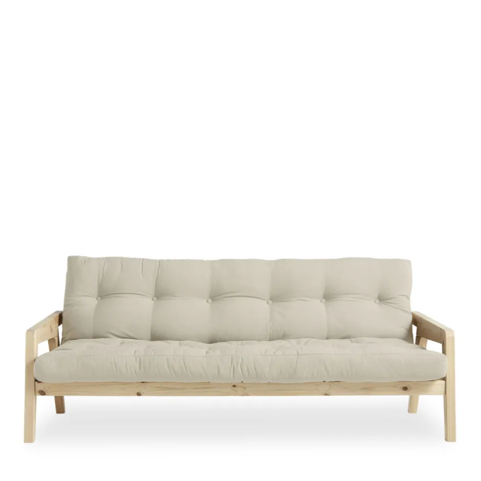 New Karup Design GRAB Canapé convertible en bois naturel et tissu