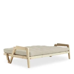 New Karup Design GRAB Canapé convertible en bois naturel et tissu